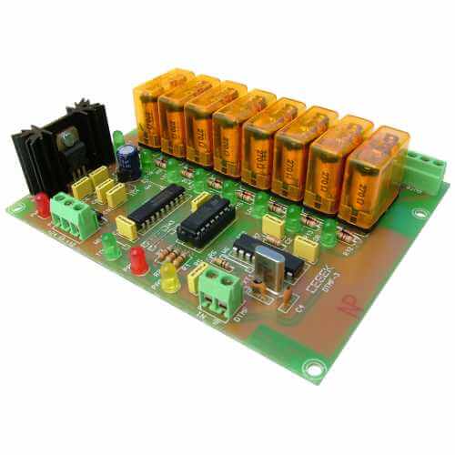 Cebek DTMF-3 (CDTMF3) - 8-Channel DTMF Receiver Relay Module